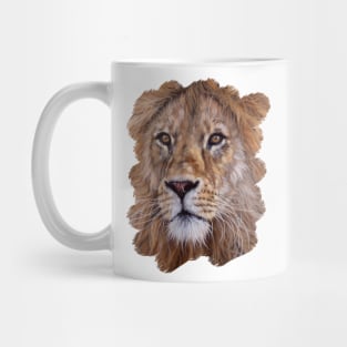 African Lion Painting Mug